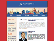 Tablet Screenshot of mullinlawpc.com